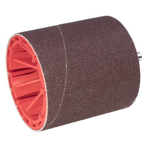1 tambor abrasivo, vástago de 8 mm, Ø 75 x 80 mm
