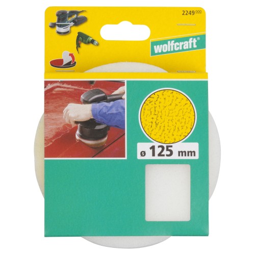 Esponja de pulir adhesiva fixoflex, diámetro: 125 mm