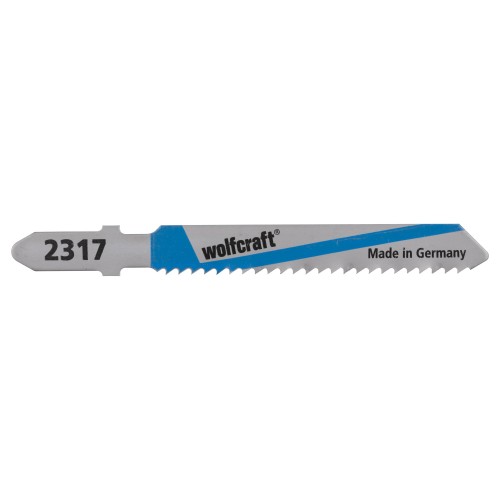Hojas de sierra de calar HSS; vástago en T; chapa de acero, aluminio