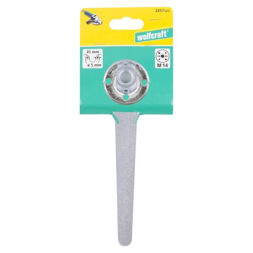 Juego de llave de brida para amoladora angular, recta, 2 piezas