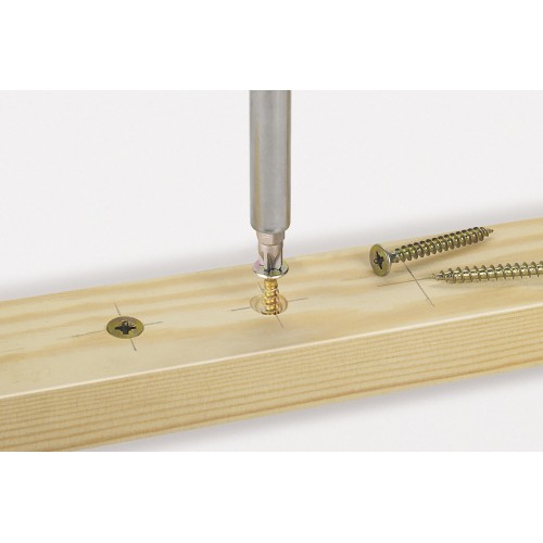Juego de atornillado para madera, 10 piezas