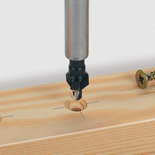 Juego de atornillado para madera, 10 piezas