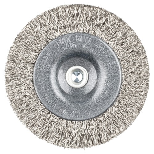 Cepillo de disco de alambre de acero inoxidable