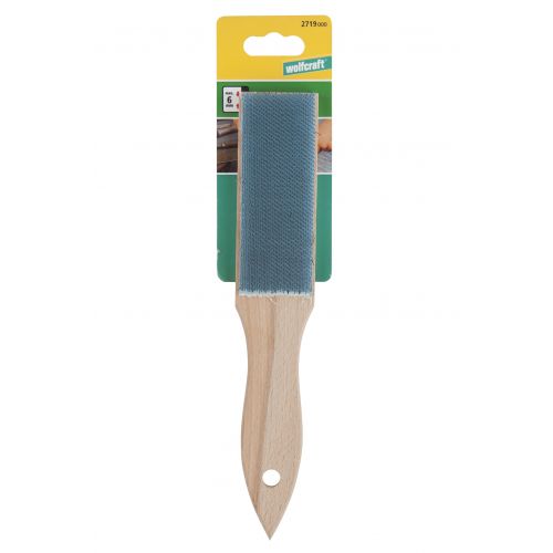 1 cepillo de limar de alambre de acero de 40 x 253 mm