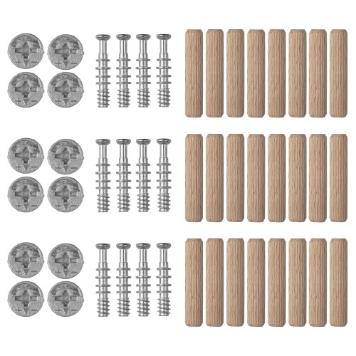 Uniones excéntricas para muebles