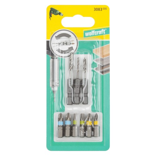 Juego de accesorios Flipbit para taladrar y atornillar, 9 piezas