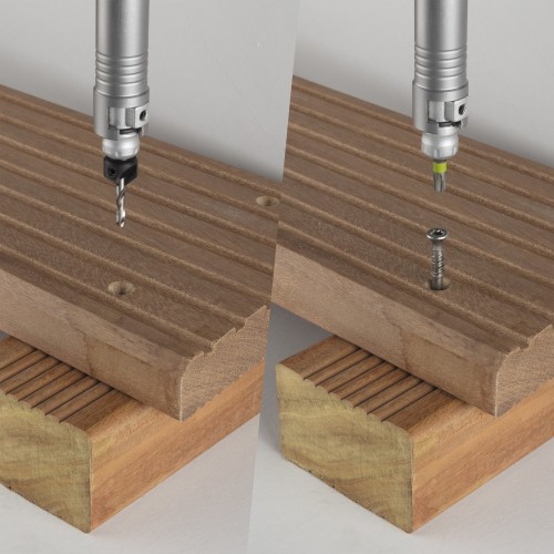 Juego Flipbit para construcción de madera, 7 piezas