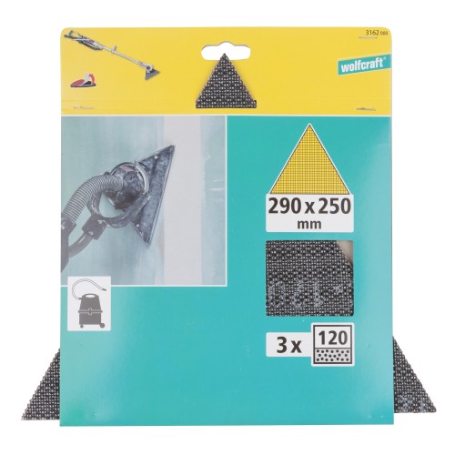 Rejilla de lijado adhesiva para placa de yeso, 290 x 250 mm