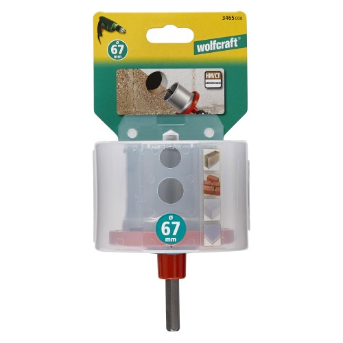 Corona de perforación recubierta de carburo de tungsteno con plato receptor y broca centradora