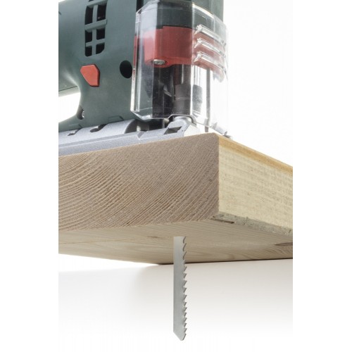 Hojas de sierra de calar BiM; vástago en T; metal, madera, plástico; corte basto