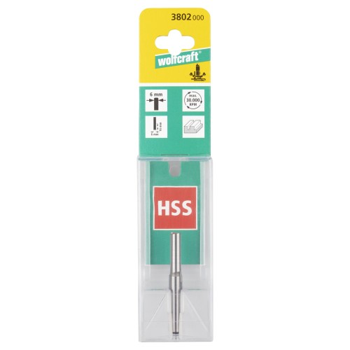 1 fresa de ranuras HSS vástago=6mm ø6x16mm