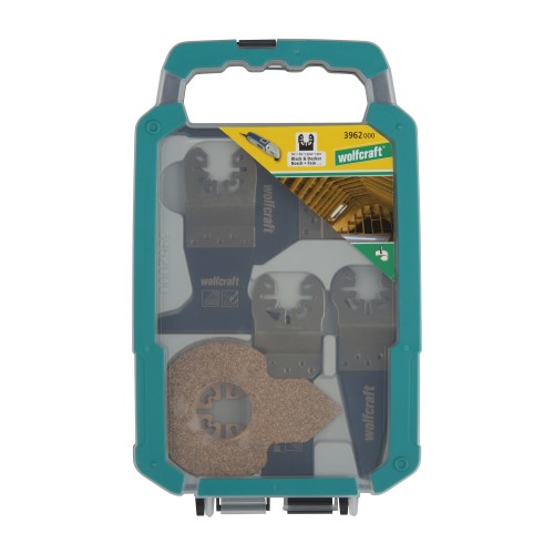 Juego de iniciación de sierra vibratoria para laminado ˮPROˮ 5 piezas, enganche universal