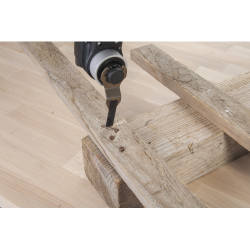Sierra de inmersión ˮPROˮ BiM, enganche universal, madera con clavos, metales no ferrosos