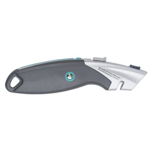 Cúter de seguridad dual profesional con cuchilla retráctil
