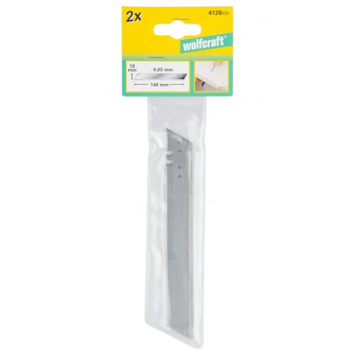 2 cuchillas para aislantes de 0,85 x 140 mm