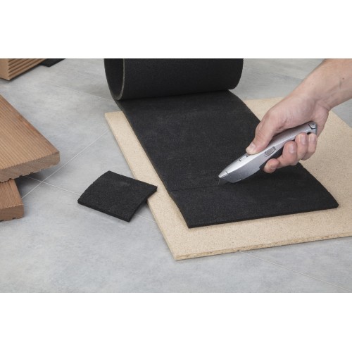 Cúter de cuchillas trapezoidales con cuchilla retráctil