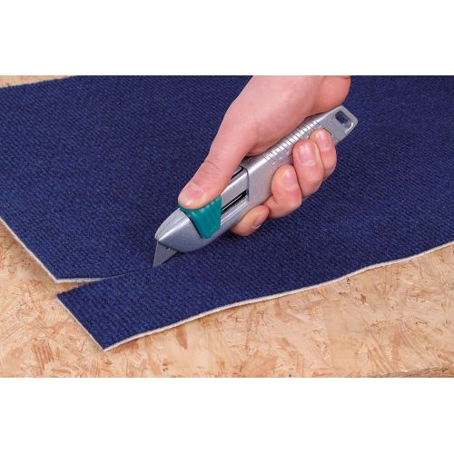 Cúter de seguridad de metal con cuchilla trapezoidal