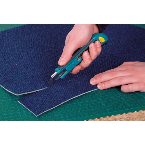 Cúter de cuchillas separables bicomponente de plástico de 18 mm