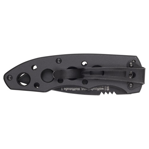 Navaja para ocio con cuchilla dentada plegable