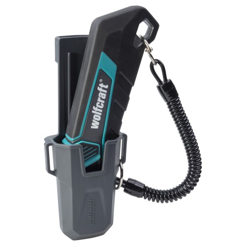 Cúter de cuchilla trapezoidal PRO SAFETY con estuche