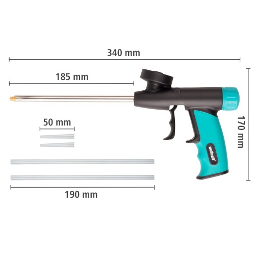 Pistola dosificadora para espuma de montaje
