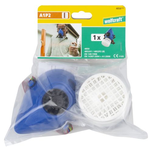 1 mascarilla con filtro intercambiable A1P2 (CE)