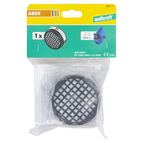 1 filtro de recambio ABEK (CE)
