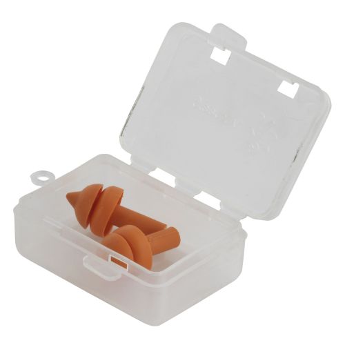 Tapones para los oídos en caja de almacenamiento