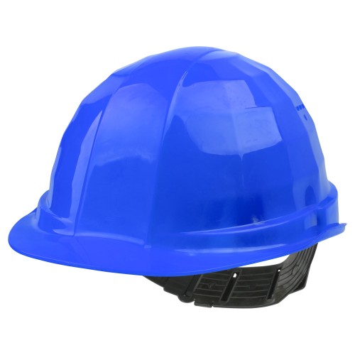 Casco protector, azul