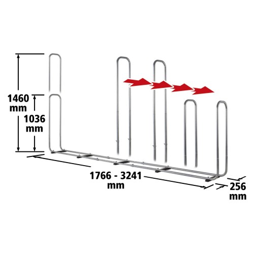 Soporte para almacenar leña modular XXL