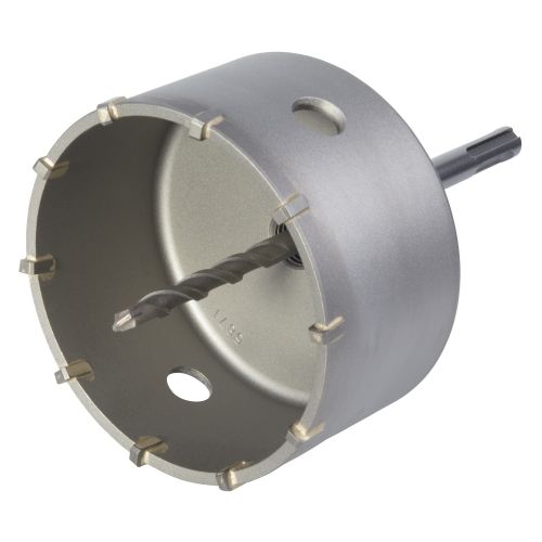 1 sierra de corona de perforación CT con vástago SDS-plus ø 105 mm