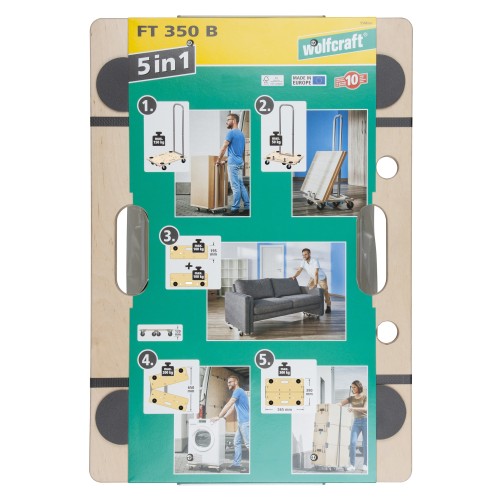 Plataforma para muebles FT 350 B, divisible, con asa