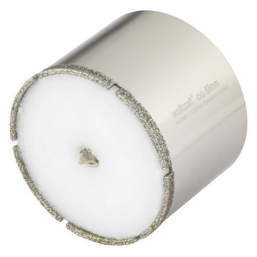 1 corona de perforación de diamante con vástago ø 68 mm