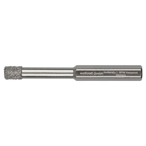 Broca para taladrado en seco recubierta de diamante, vástago hexagonal