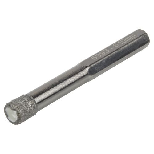 1 broca de diamante vást. hexagonal, Ø 10 mm