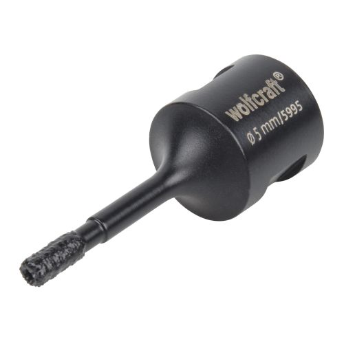 1 broca de perforación de diamante para amoladora angular ø 5 mm