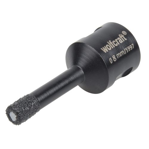 1 broca de perforación de diamante para amoladora angular ø 8 mm