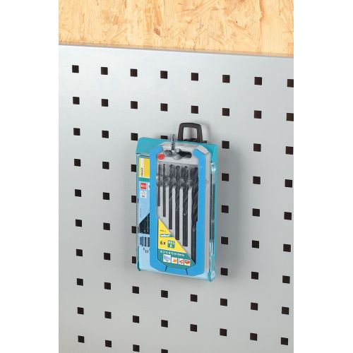 Ganchos individuales para panel perforado WSS