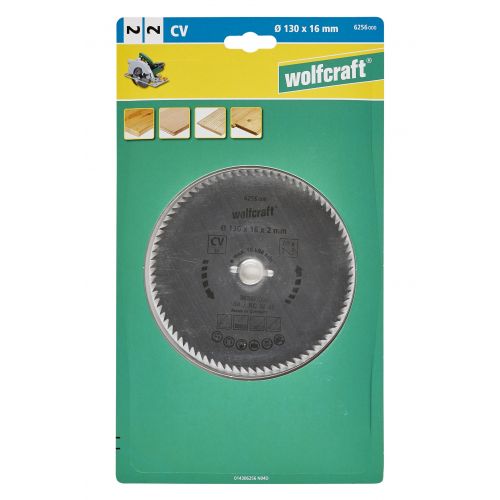 1 disco de sierra circular CV, 80 dientes ø130 mm