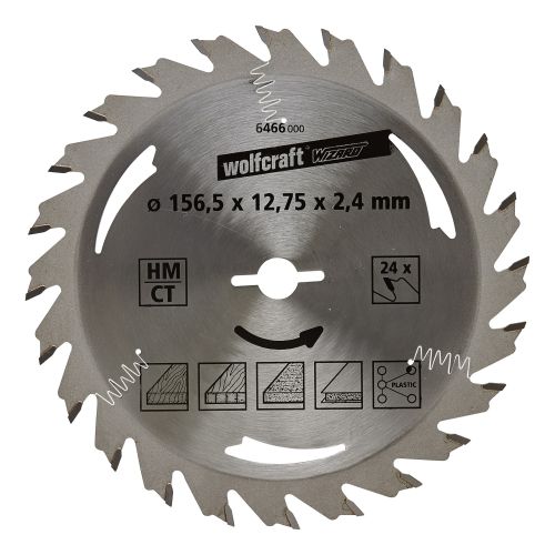 1 disco de sierra circular CT, 24 dientes ø156,5 mm