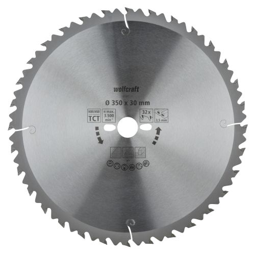 1 disco para sierras circulares de mesa CT, 32 dientes ø350 mm