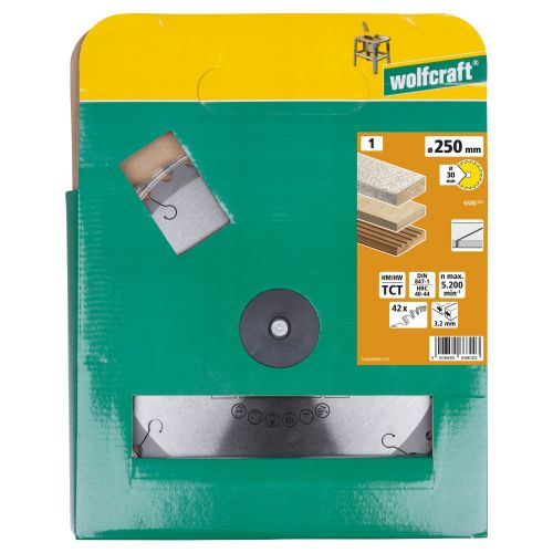 1 disco para sierras circulares de mesa CT, 42 dientes ø250 mm