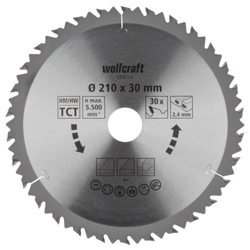 1 disco de sierra circular CT, 30 dientes ø210 mm
