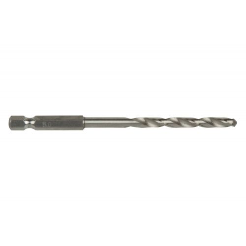 1 broca para metal HSS rect., vást. hexagonal, Ø 5,0 x 99 mm