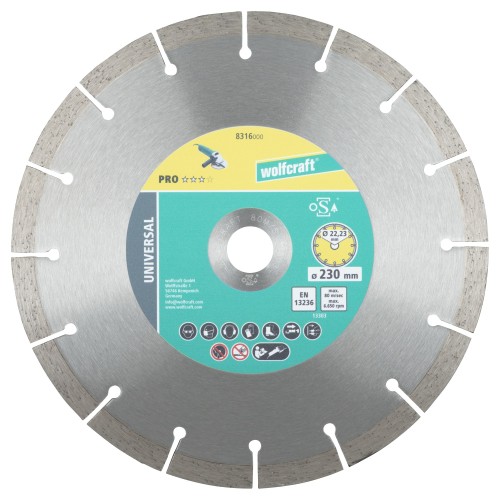 Disco de corte de diamante PRO UNIVERSAL