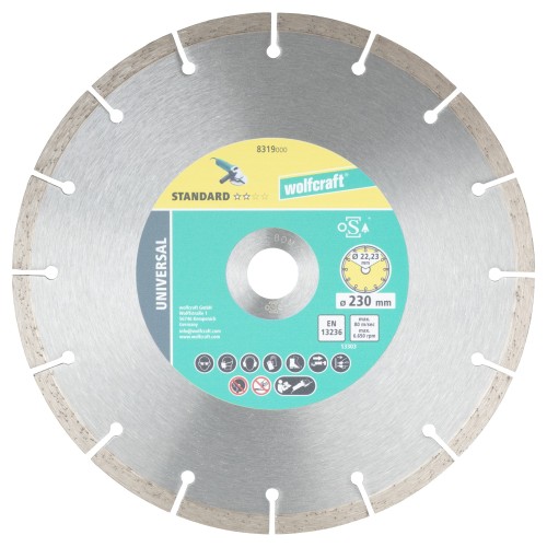 Disco de corte de diamante SOLID UNIVERSAL