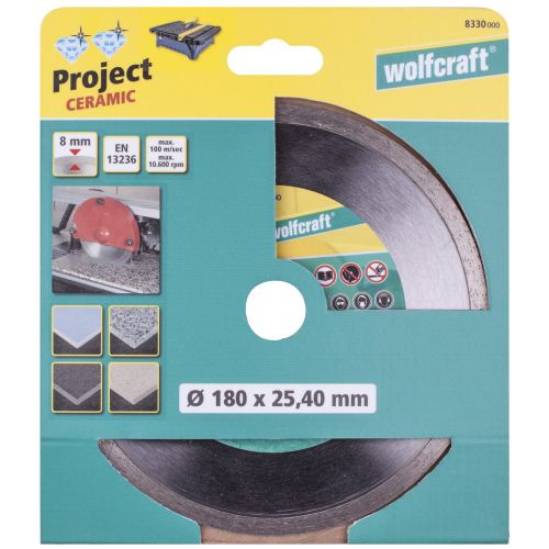 1 disco de corte de diamante Pro Ceramic ø 180 mm