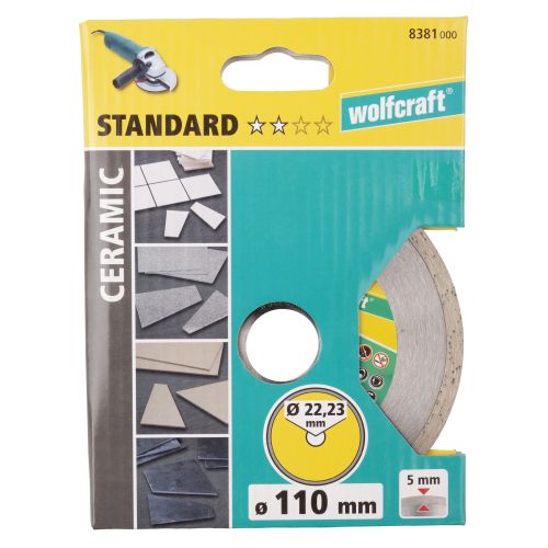 1 disco de corte de diamante Standard Ceramic ø 110 mm
