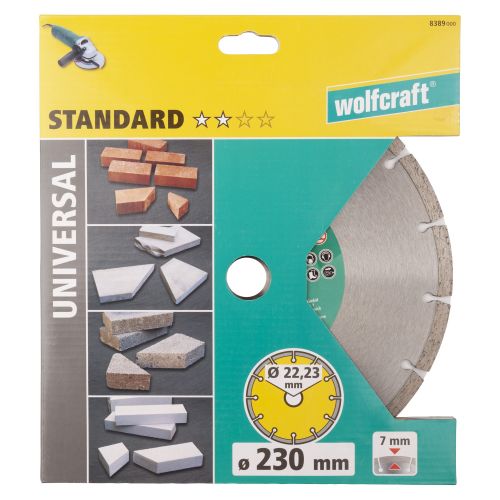 1 disco de corte de diamante Standard Univ. ø 230 mm