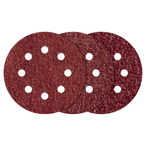 Juego de discos autoadherentes de lijar para madera/metal, Ø 125 mm